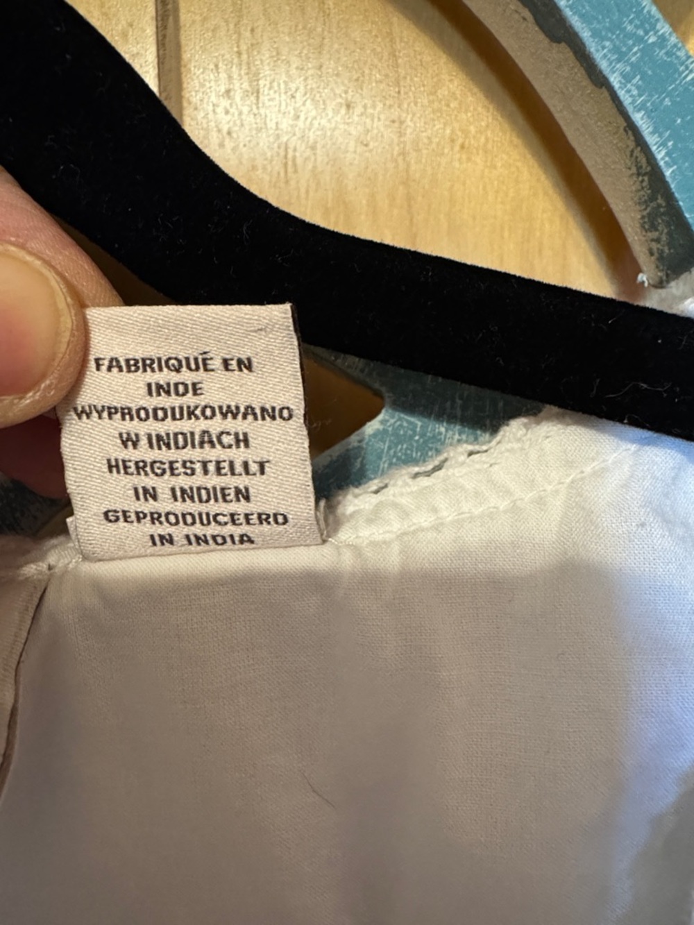 Laura Ashley White Linen button front and tie back vest - Picture 3 of 5